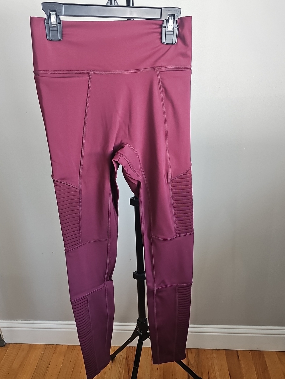 Fabletics Women's High-Waist Performance Leggings in Plum